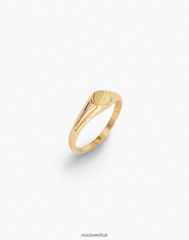 Madewell Women Kinn Petite Signet Ring Jewelry Gold 8P4861765