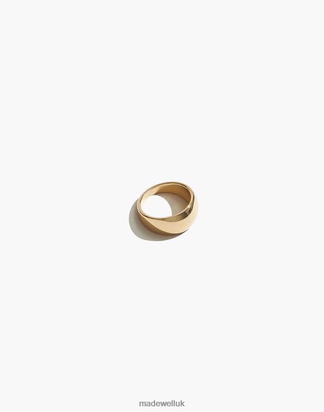 Madewell Women Maslo Jewelry Domed Ring Accessories Gold 8P4861892