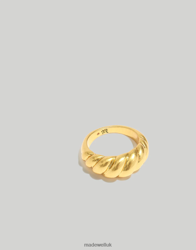 Madewell Women Puffed Dome Ring Jewelry Vintage Gold 8P486987