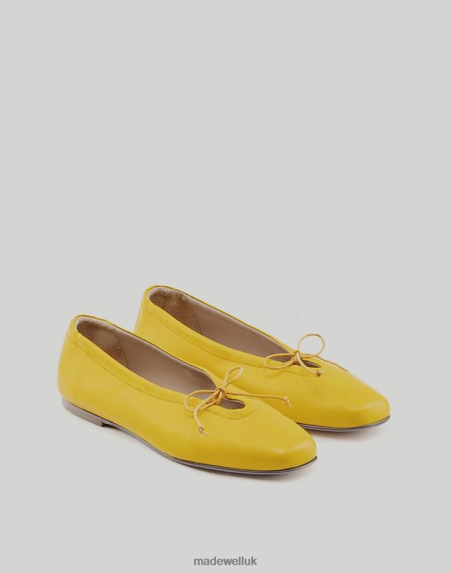 Madewell Women Maguire Prato Sunflower Ballerina Footwear Pale Chamois 8P4861840