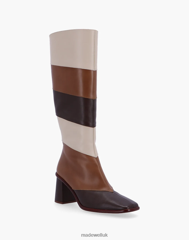 Madewell Women ALOHAS East Patchwork Tall Boots Footwear Vintage Brown 8P4861219
