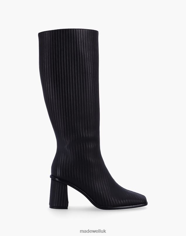 Madewell Women ALOHAS East Pleated Tall Boots Footwear Black 8P4861188