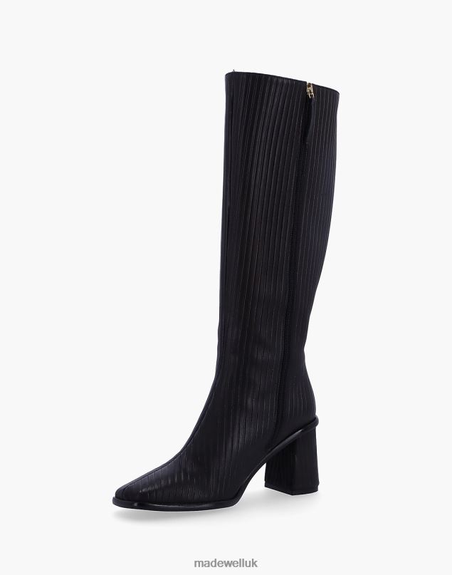 Madewell Women ALOHAS East Pleated Tall Boots Footwear Black 8P4861188
