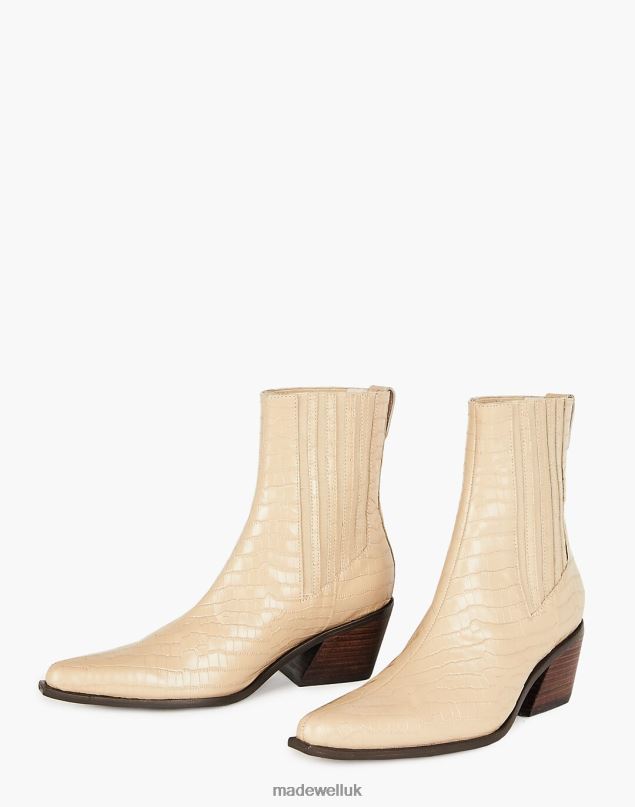 Madewell Women Intentionally Blank Leather Hillary Boots Footwear Black 8P4862629