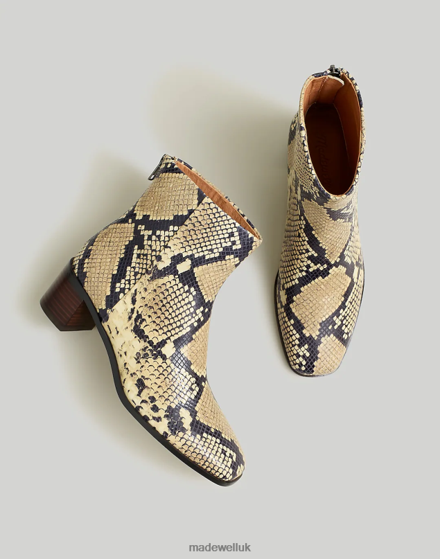 Madewell Women The Essex Ankle Boot Footwear Ivory Multi 8P4862601