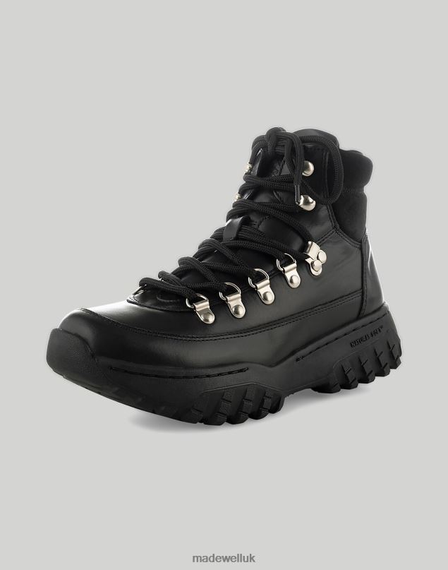 Madewell Women WODEN Iris Track Leather Footwear Black 8P4862408