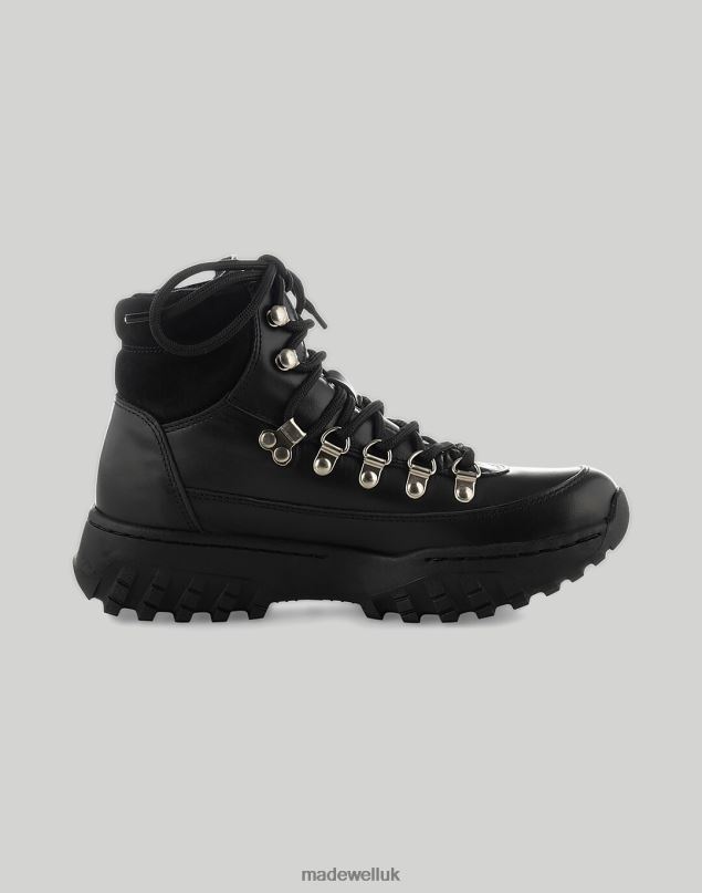 Madewell Women WODEN Iris Track Leather Footwear Black 8P4862408