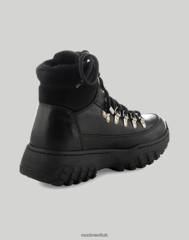 Madewell Women WODEN Iris Track Leather Footwear Black 8P4862408