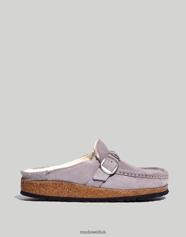 Madewell Women Birkenstock Suede Buckley Clogs Footwear Stone Coin/Natural 8P4862681
