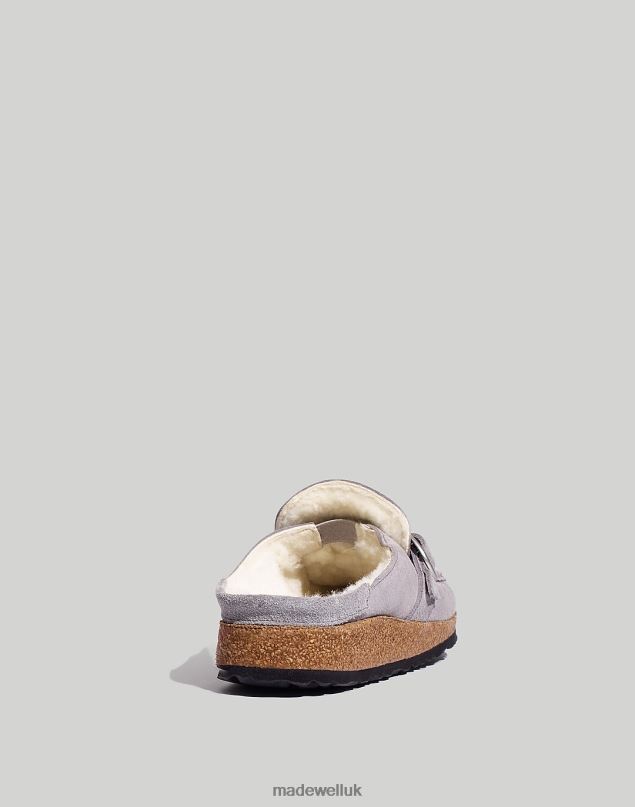 Madewell Women Birkenstock Suede Buckley Clogs Footwear Stone Coin/Natural 8P4862681