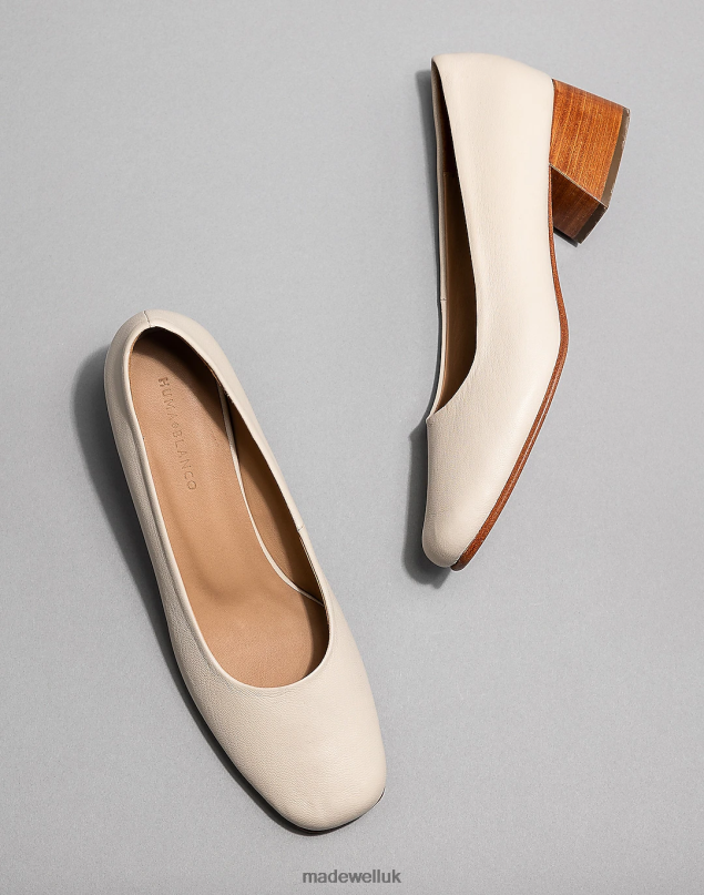 Madewell Women HUMA BLANCO Leather Luisa Pumps Footwear Bone 8P4861592