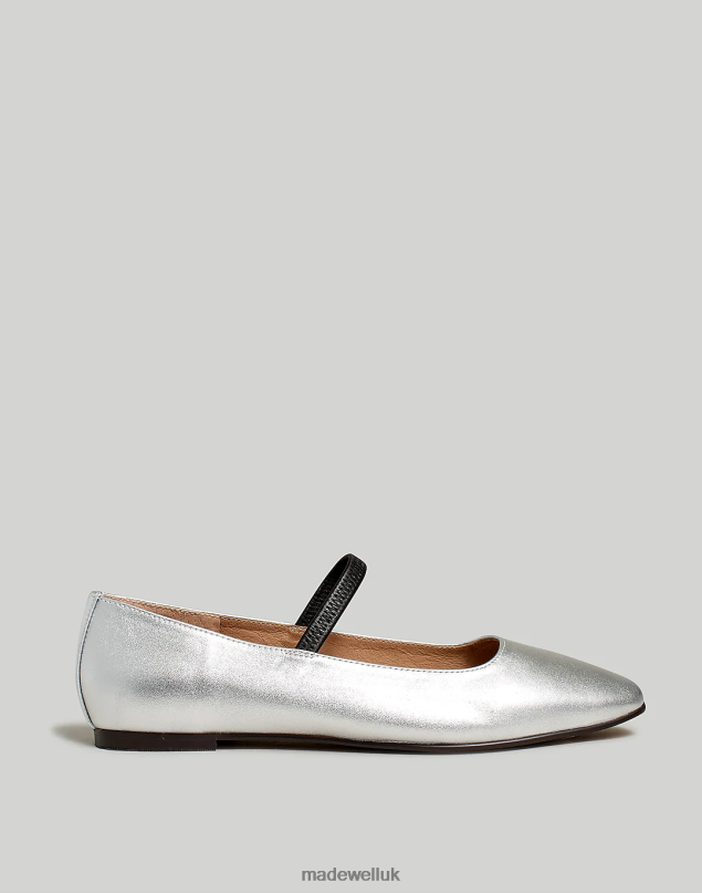Madewell Women The Greta Ballet Flat Footwear Silver 8P4862656