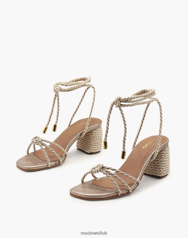 Madewell Women KAANAS Selena Knotted Heel Footwear Black 8P4861710