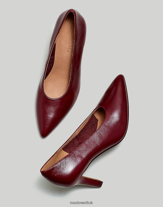 Madewell Women The Janet Pump Footwear Rusted Burgundy 8P4862692