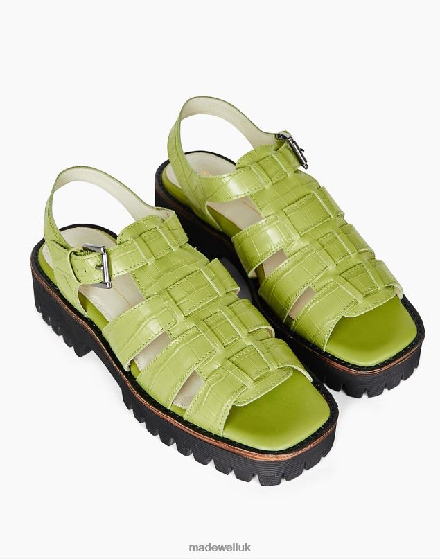 Madewell Women Intentionally Blank Haddie Footwear Light Green 8P4861686