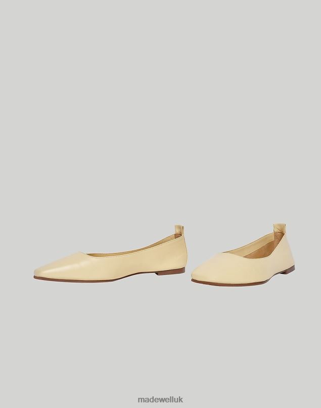 Madewell Women Intentionally Blank Image Flat Footwear Light Yellow 8P4861660