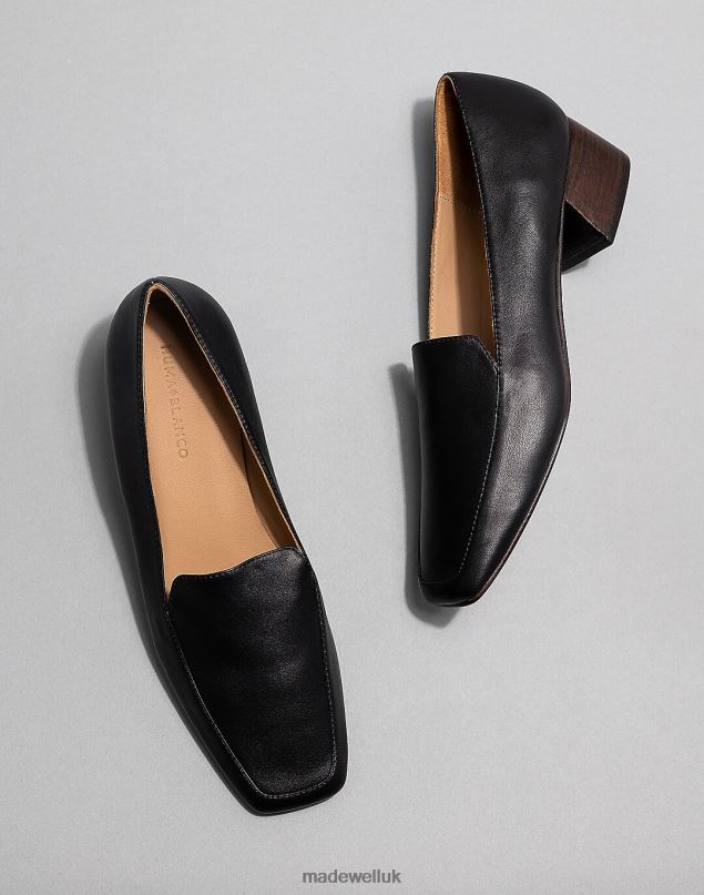 Madewell Women HUMA BLANCO Charlie Heeled Loafers Footwear Coal 8P4861577