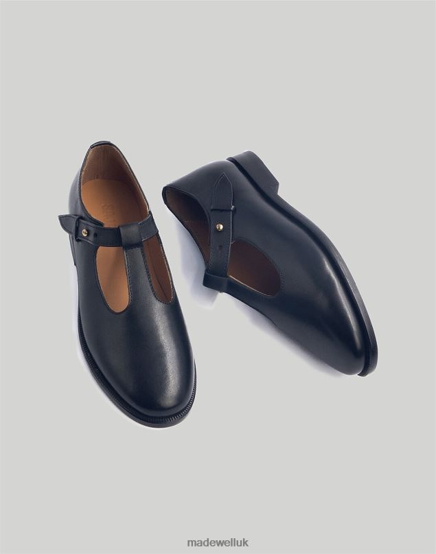 Madewell Women SAJA T-bar Loafers Footwear Black 8P4862195