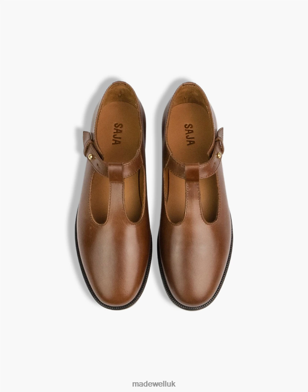 Madewell Women SAJA T-bar Loafers Footwear Walnut 8P4862201