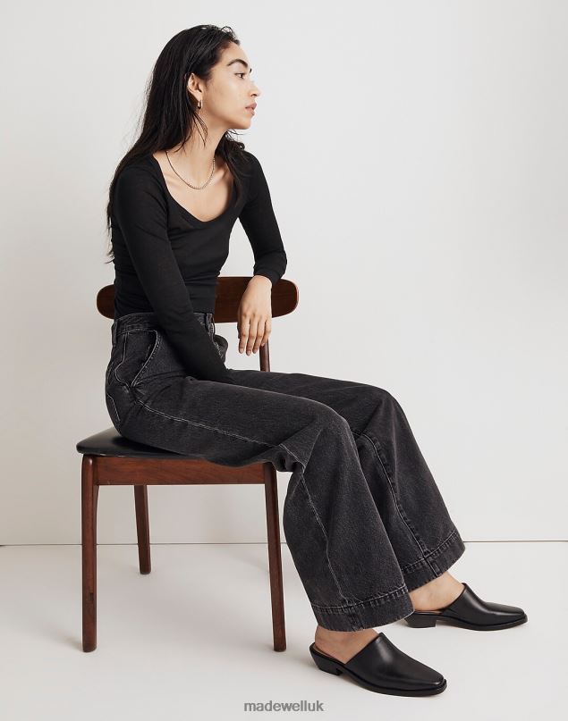 Madewell Women The Jesse Western Mule Footwear True Black 8P4862677