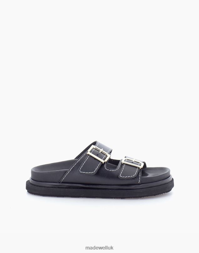 Madewell Women ALOHAS Buckle Strap Sandal Footwear Black 8P4861210