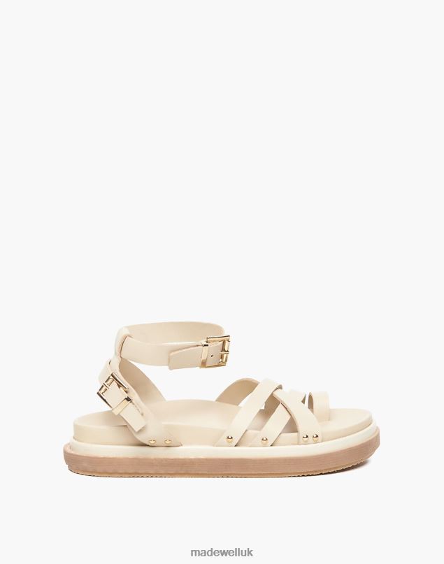 Madewell Women ALOHAS Buckle Up Sandal Footwear Ivory White 8P4861214