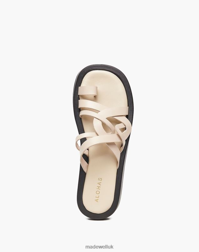 Madewell Women ALOHAS Cool Sandal Footwear Ivory White 8P4861202