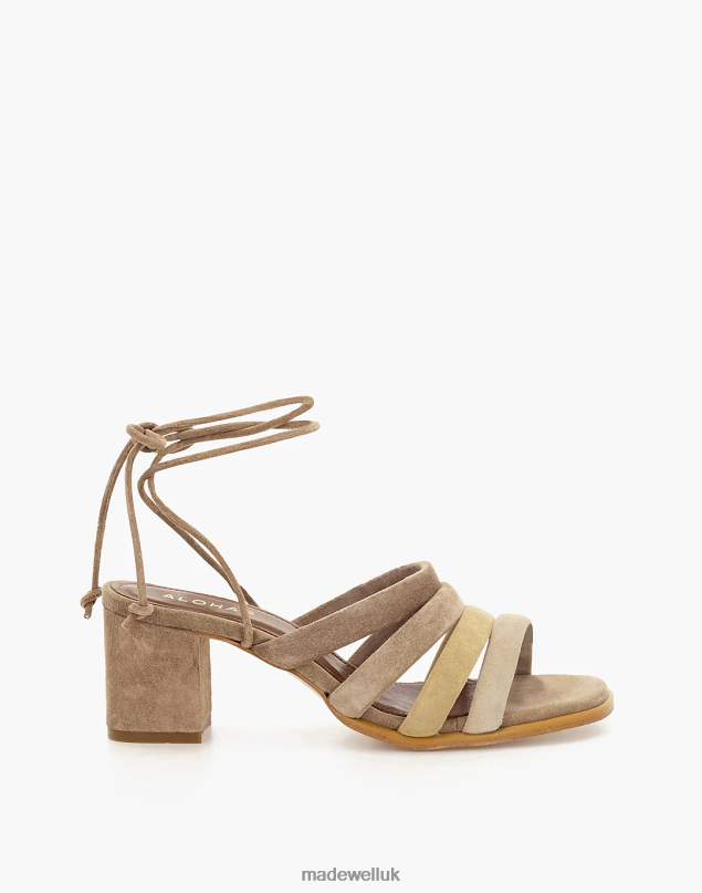 Madewell Women ALOHAS Suede Letizia Sandals Footwear Almond 8P4862748