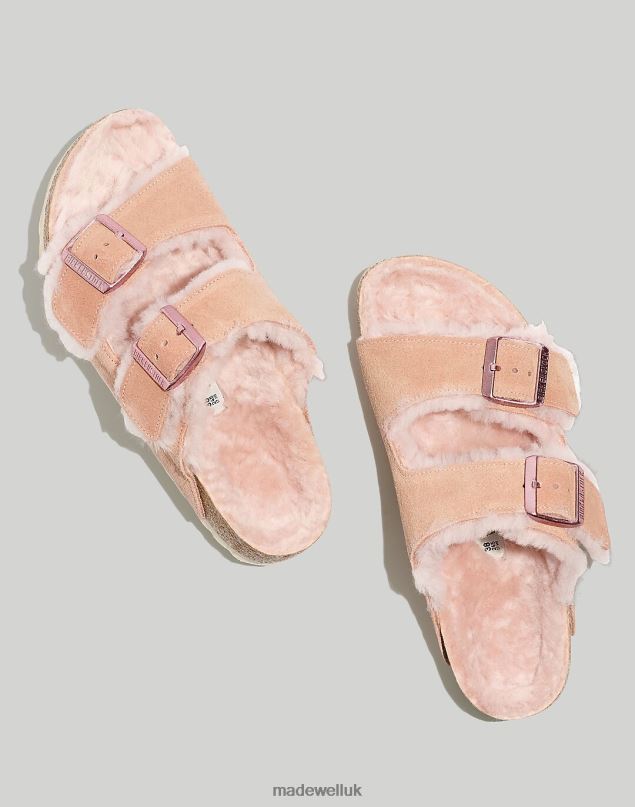 Madewell Women Birkenstock Suede Arizona Sandals Footwear Light Rose 8P4861278