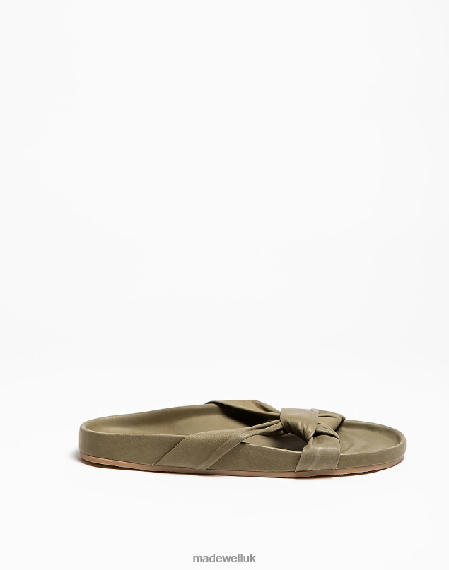 Madewell Women HUMA BLANCO Leather Cassie Sandals Footwear Olive 8P4861591