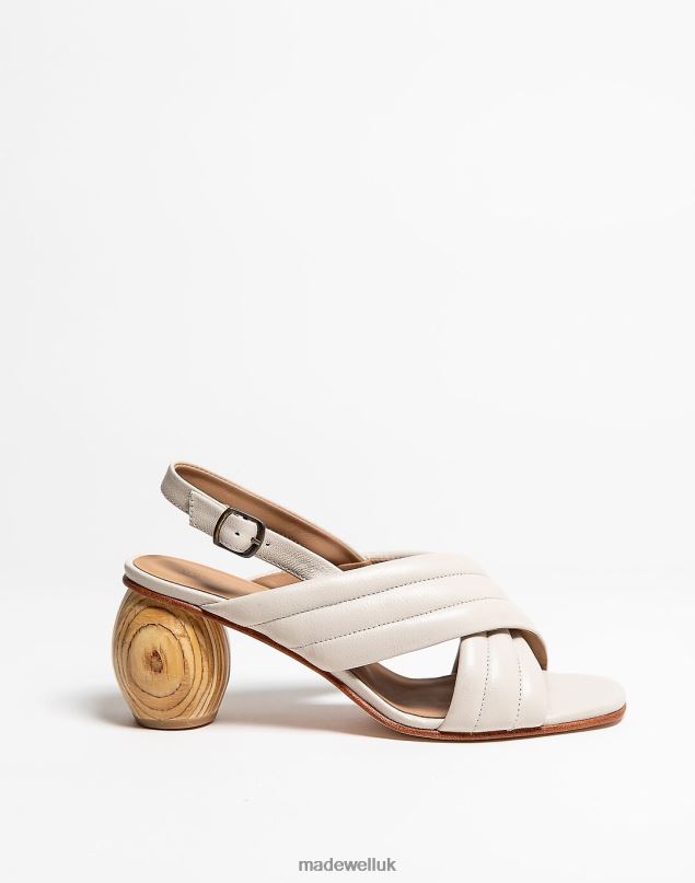 Madewell Women HUMA BLANCO Leather Franny Sandals Footwear Coal 8P4861588