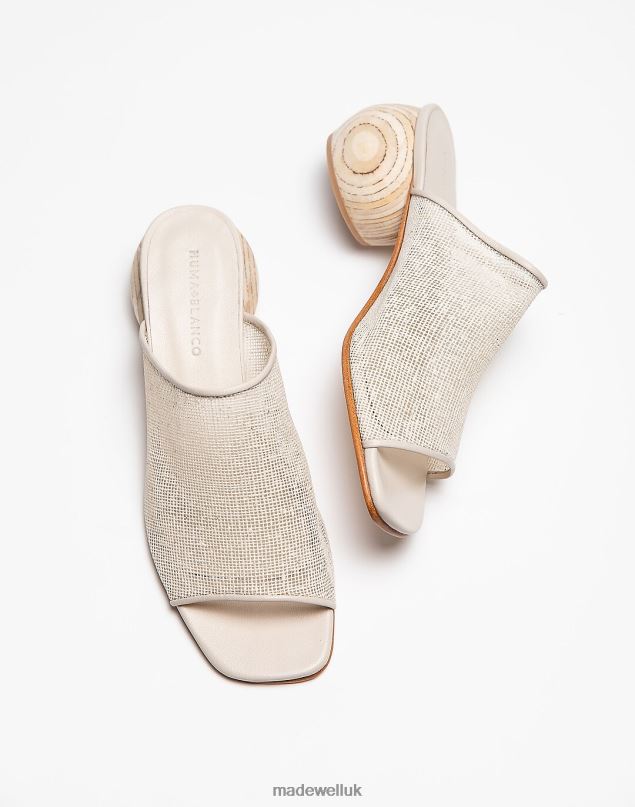 Madewell Women HUMA BLANCO Milla Sandal Mules Footwear Jute 8P4861580