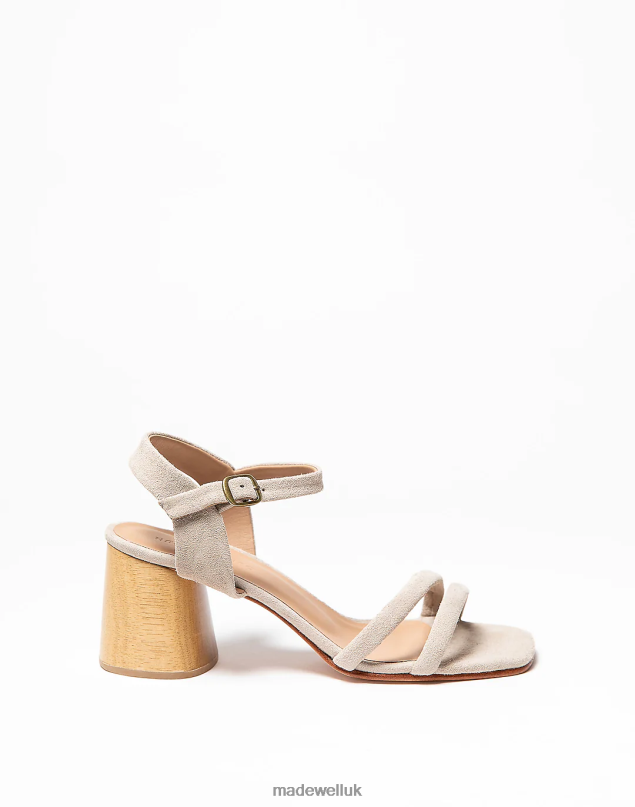 Madewell Women HUMA BLANCO Suede Nadia Sandals Footwear Stone 8P4861587