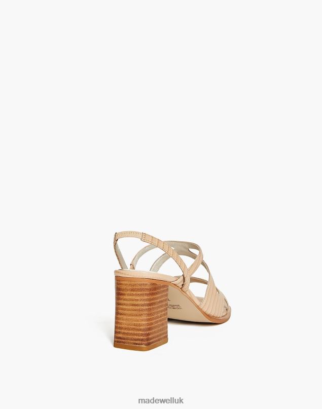 Madewell Women Intentionally Blank Leather If Sandals in Ojai Footwear Oatmeal 8P4862740