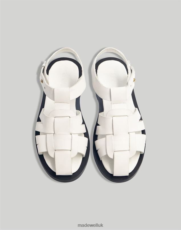 Madewell Women SAJA Fisherman Sandals Footwear White 8P4862198
