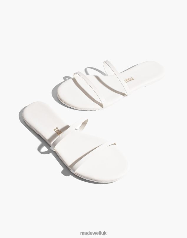 Madewell Women TKEES Gemma II Leather Sandals Footwear Cream 8P4861150