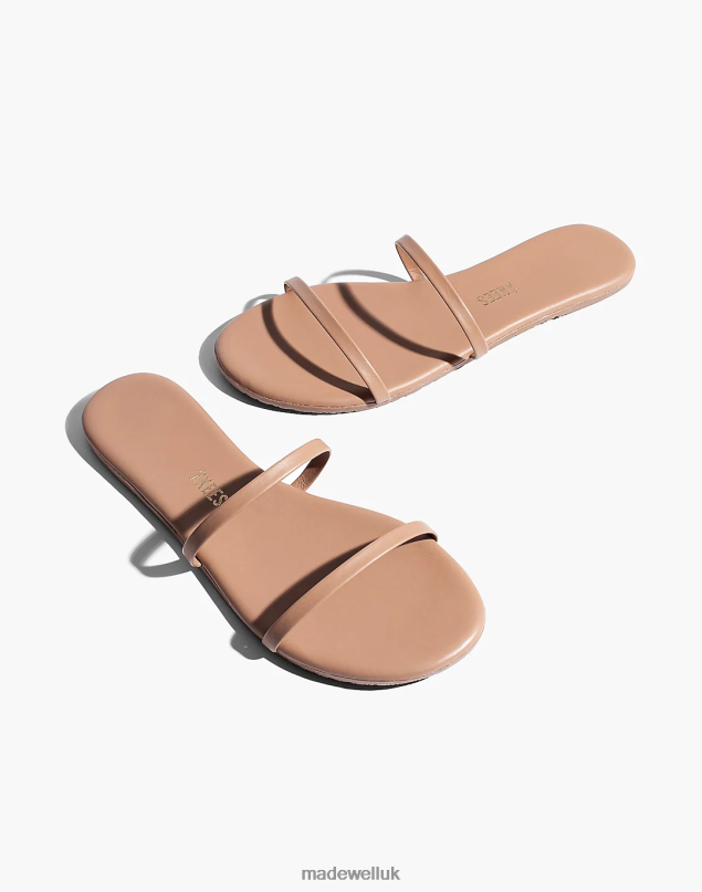 Madewell Women TKEES Gemma II Leather Sandals Footwear Dark Nude 8P4861147