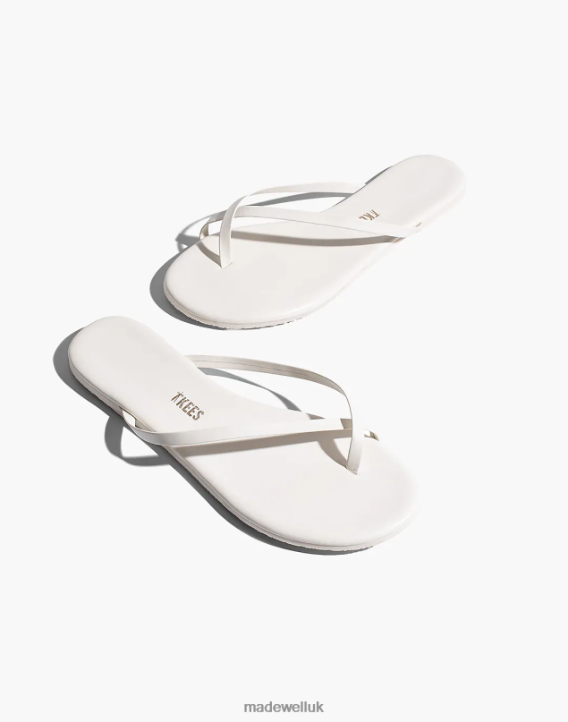 Madewell Women TKEES Riley Leather Sandals Footwear Cream 8P4861149