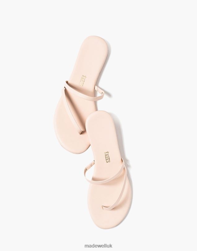 Madewell Women TKEES Sarit Leather Sandals Footwear Shell 8P4862732