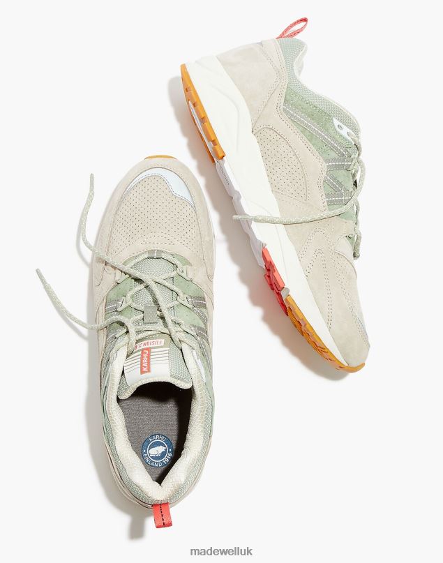 Madewell Women Karhu Unisex Fusion 2.0 Lace-Up Sneakers in Rainy Day Footwear Dawn Blue/Butterfly 8P4861727