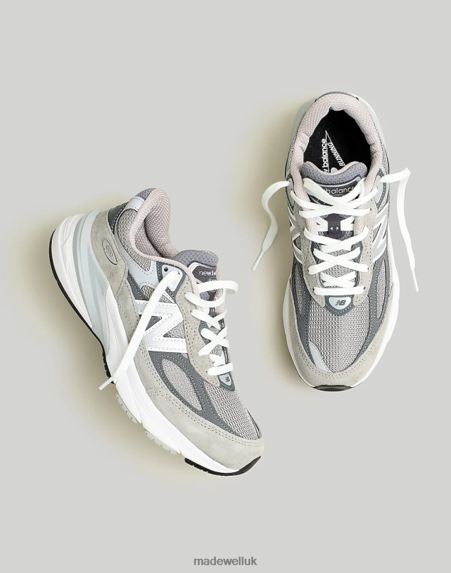 Madewell Women New Balance Unisex 990v6 Sneakers Footwear Cool Grey 8P4862025