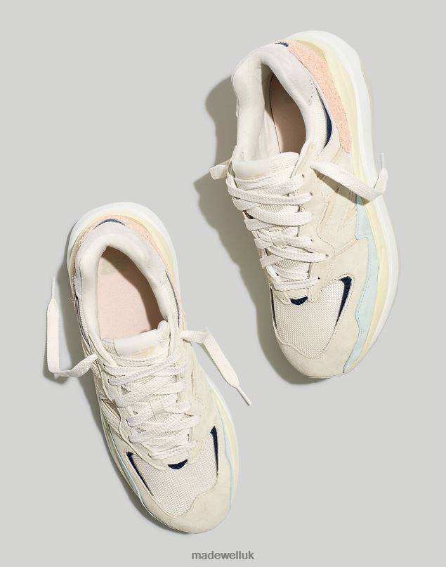 Madewell Women New Balance Unisex Suede 57/40 Sneakers Footwear Sea Salt/Vintage Rose 8P4862024