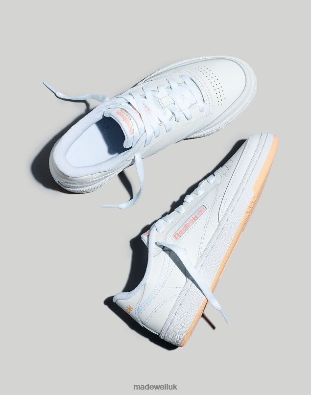 Madewell Women Reebok Club C 85 Sneakers Footwear White/Aura Orange 8P4862180
