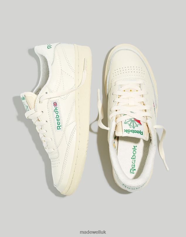 Madewell Women Reebok Club C 85 Vintage Sneakers Footwear Chalk/Alabaster/Glen Green 8P4862774